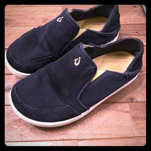 Boys OluKai Navy Slip-Ons